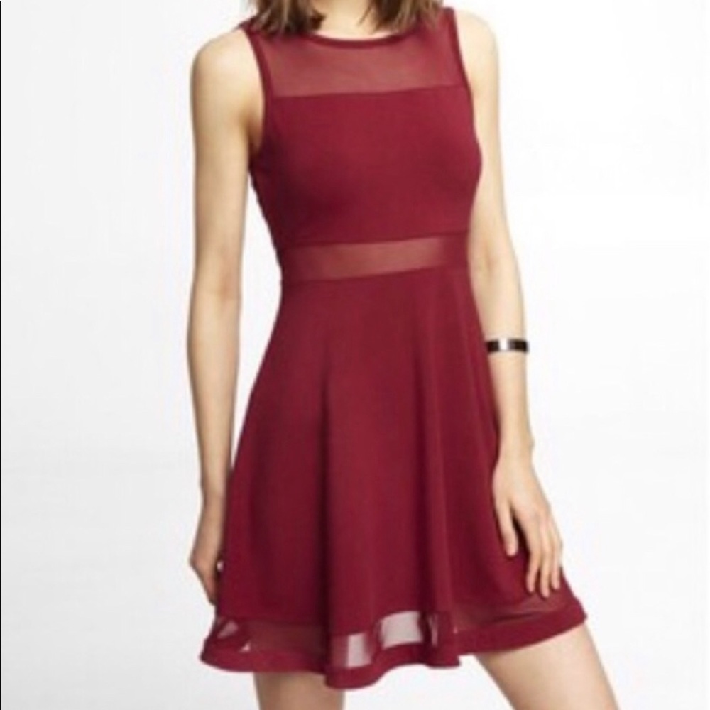 Express Fit & Flare Skater Dress